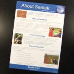 Brochure, About Sentek